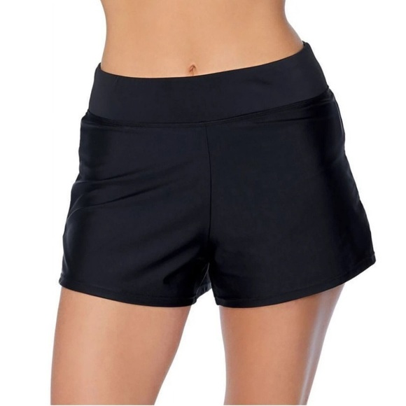 ISLAND ESCAPE Women's Pull-On Swim Shorts swimsuit swimwear - Picture 1 of 7
